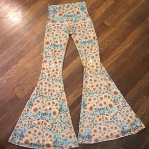 Teeki sunflower bell bottoms